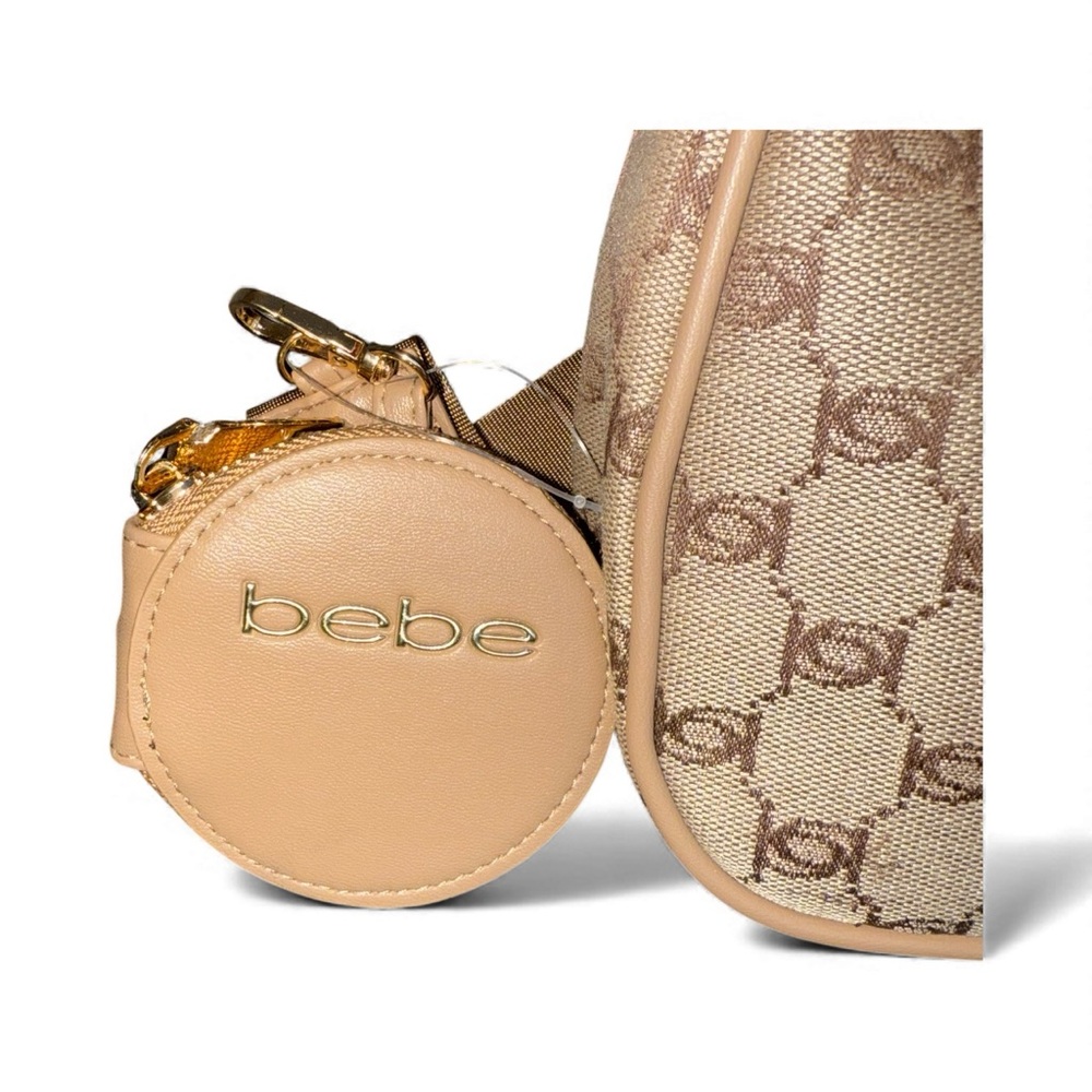 Bebe Tan and Gold Crossbody Bag Set - Picture 4 of 8